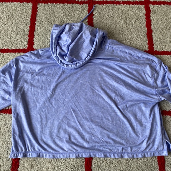 Athleta Uptempo Crop Hoodie in Lilac XS - Picture 4 of 7